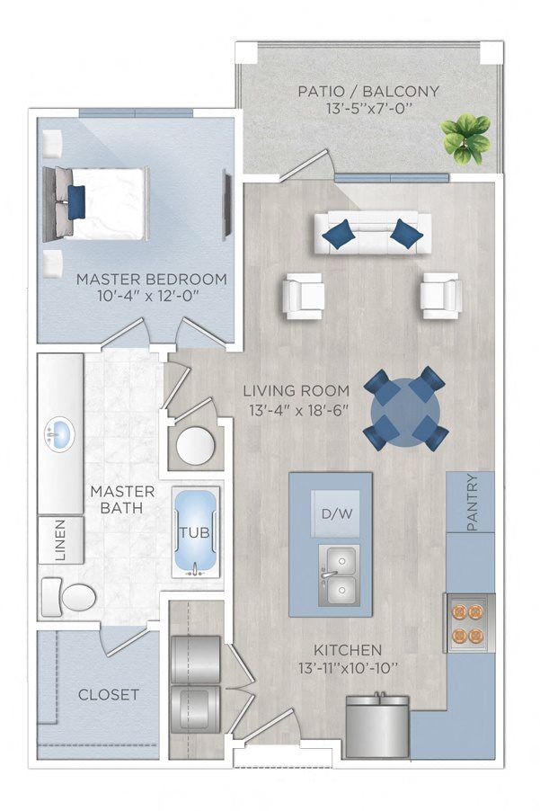 One Bedroom Apartment in Spring, TX